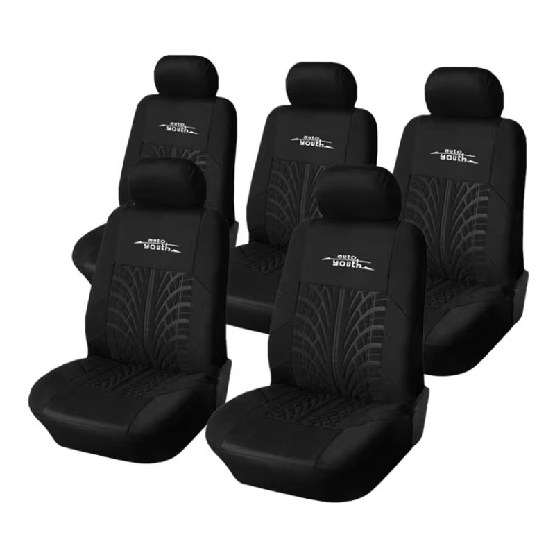 2/5pcs Universal Covers Car Interior Suitable For Two Rows Of Double Front And Back 3 Independent Seats_voghion.com
