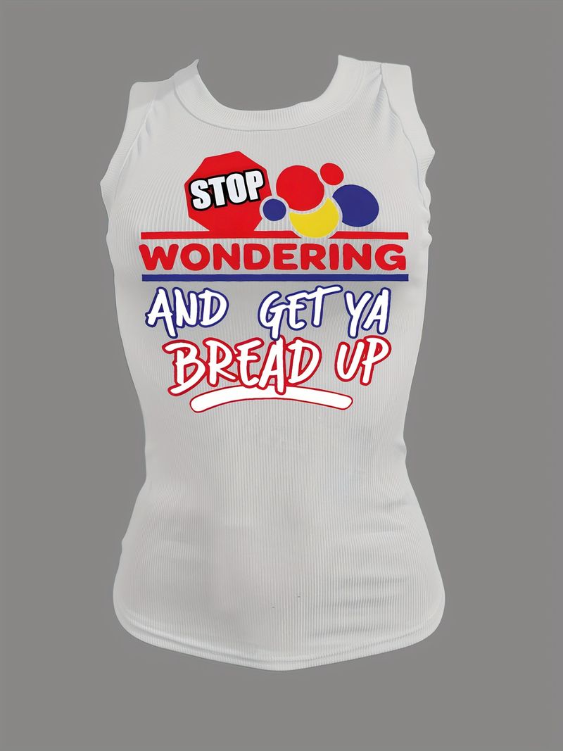 Gilet stampato da donna ad alta elasticità e alla moda_voghion.com