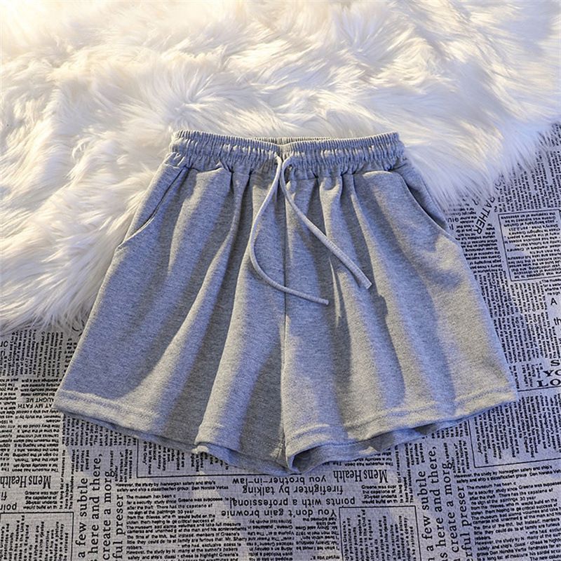 Women's Clothing Sports Shorts Ladies Loose Home Pajamas Wear Thin_voghion.com