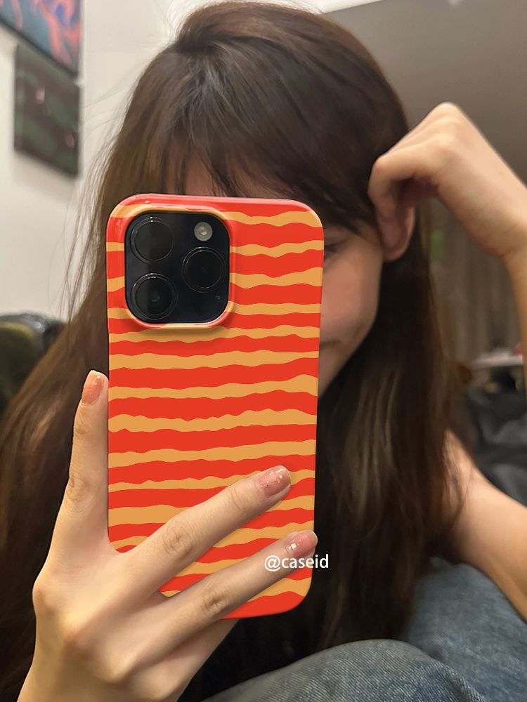 Unbeatable Quality Vintage Stripe Feilin All Wrapped Creative Glossy Iphone_voghion.com