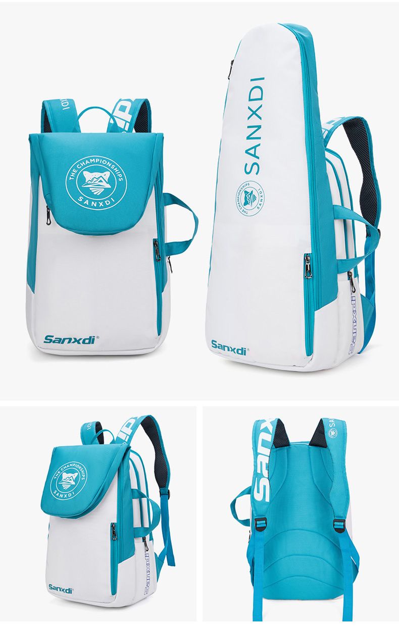 Unisex nova teniška torba nahrbtnik bela badminton športna torba 3 paketi za moške in ženske_voghion.com