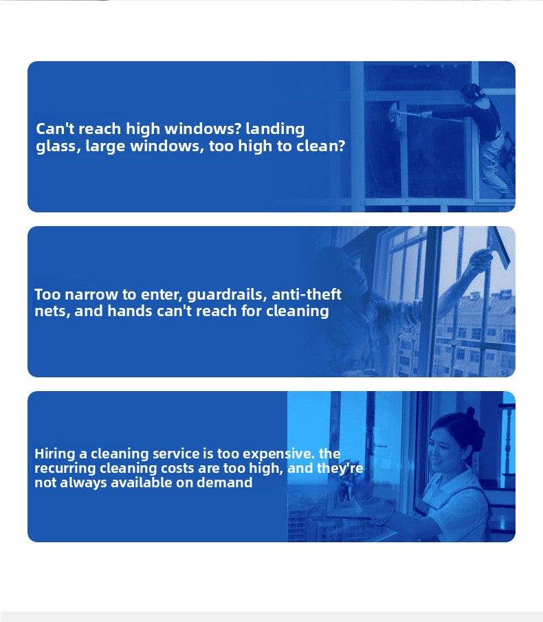 Fully Automatic Intelligent Water Spray Window Cleaning Clean Robot Electric Remote Control Glass Cleaner Factory Direct_voghion.com