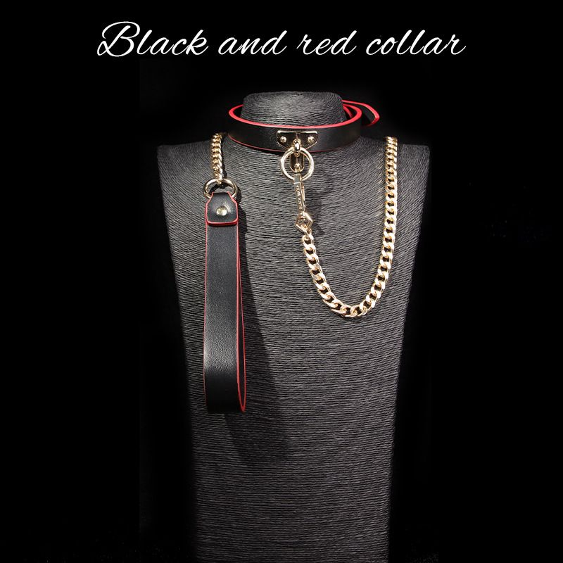Interesting Sm Traction Collar Bondage Neck Collar Alternative Adult Products High-end Props Role-playing_voghion.com