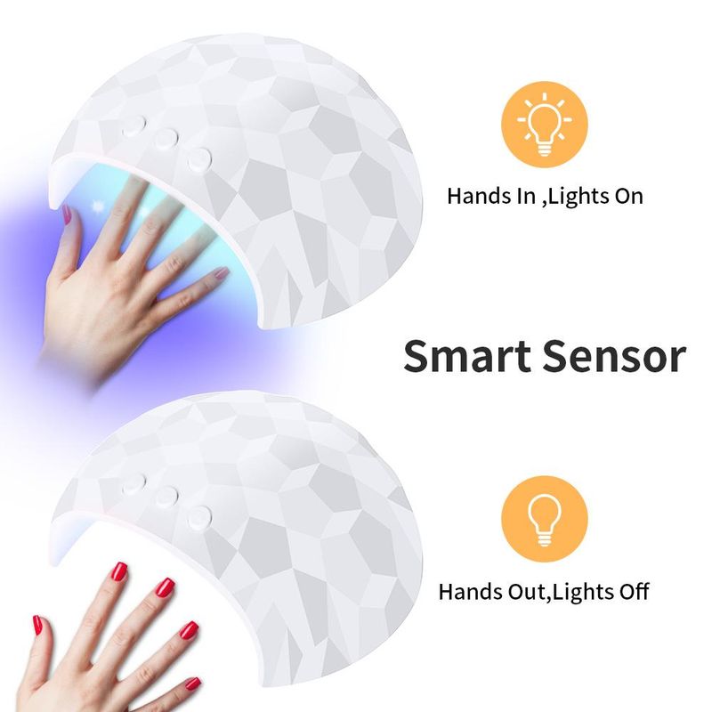 1PC 48W lampada per unghie Led UV essiccatore per unghie per asciugatura smalto gel per unghie lampade per unghie con spina USB per manicure_voghion.com