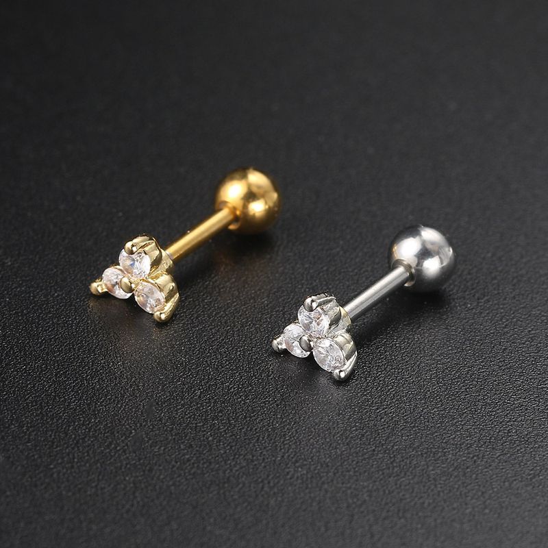 Orecchini piercing unisex con fibbia a vite e anelli per il naso a forma di pera, orecchini popolari_voghion.com