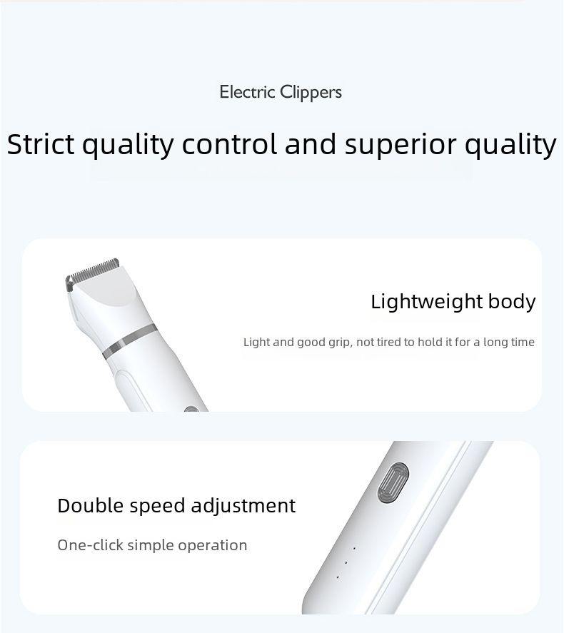 Pet Shaver 4-in-1 suit dog electric clipper pedicure hair clipper cat electric nail grinder_voghion.com