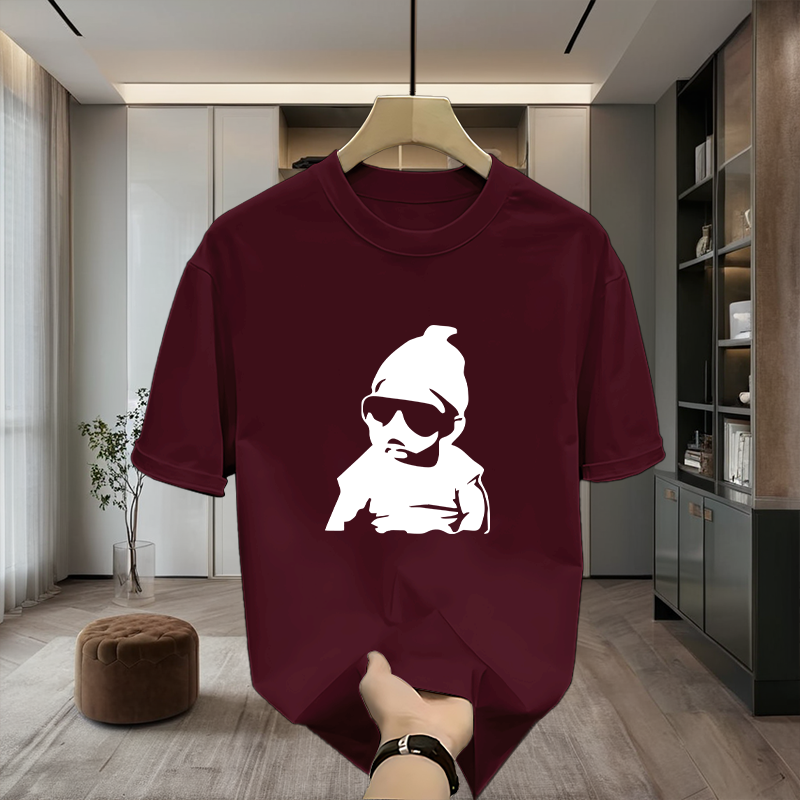 Cooles, stilvolles T-Shirt aus reiner Baumwolle im amerikanischen Stil mit kurzen Ärmeln für Männer und Frauen, Sommer-Ins-Trendy Brand Street_voghion.com