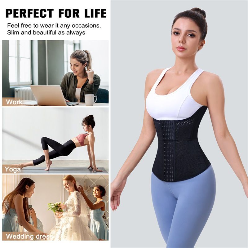 VoleFox Waist Trainer Fashion Yoga Belt With Adjustable Compression For Tummy Control And Chest Support_voghion.com