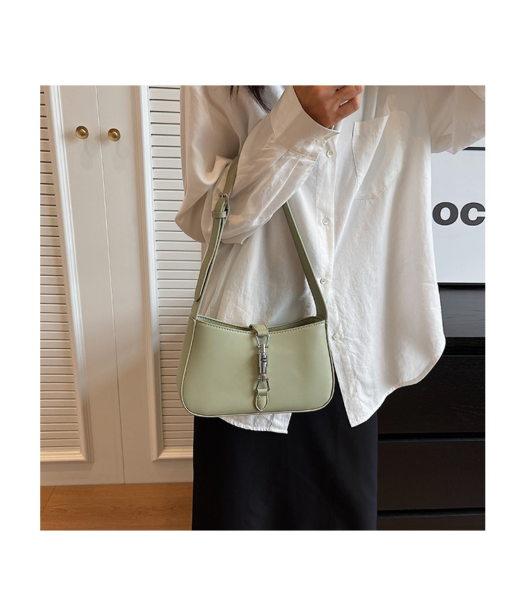 Cross-border French Niche Ladies Bag 2023 New High-end Armpit Bag Retro Texture one-shoulder Messenger bag_voghion.com