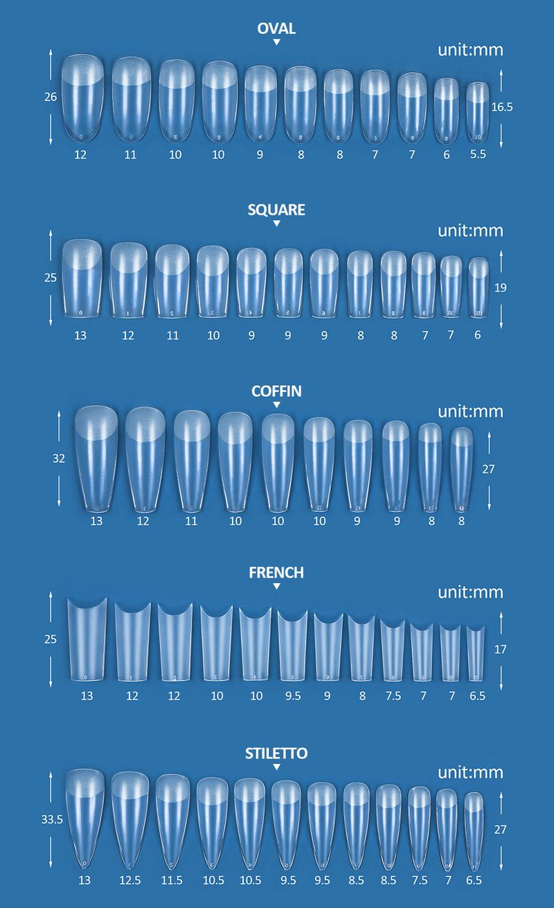 Faux ongles, nail art, pointes d'ongles, ongles portables, nouveaux ongles de ballet, ongles entièrement transparents, patchs_voghion.com