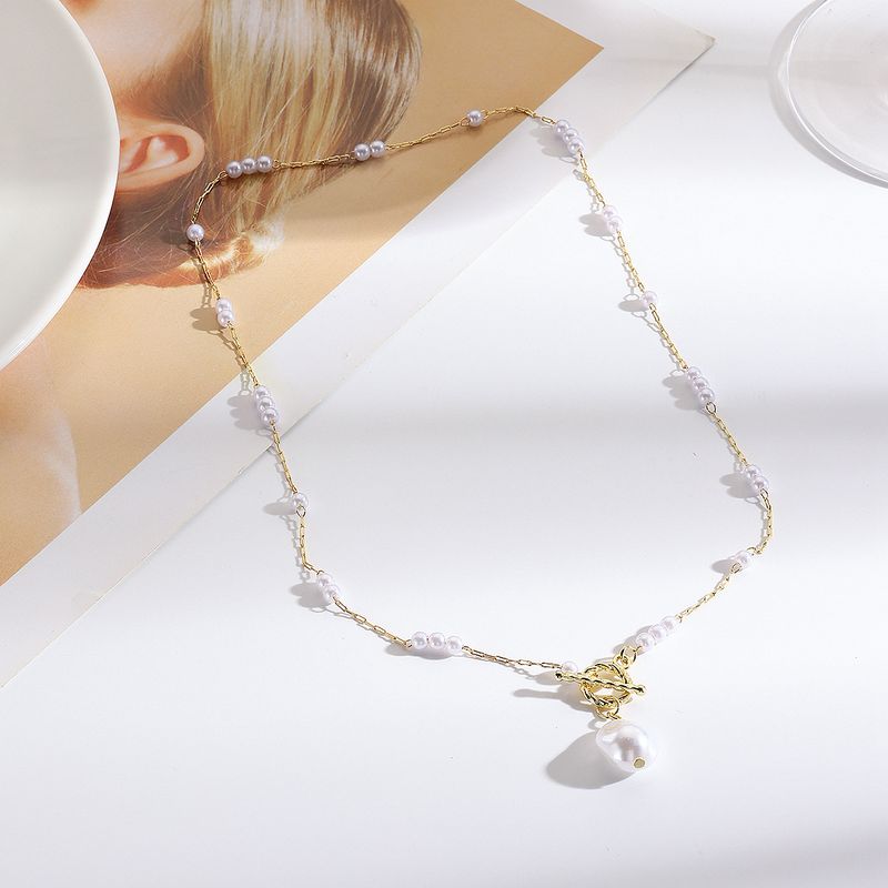 Multi schicht unregelmäßigen perlenkette, speziell geformte retro Barock perlenkette schmuck high-end_voghion.com