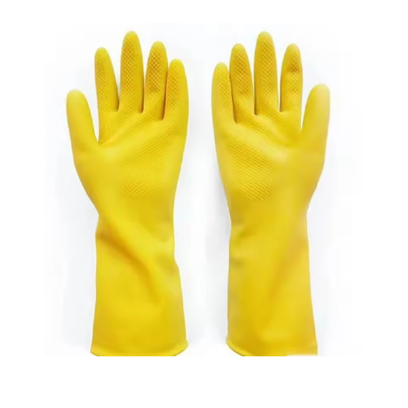 1/3/5/10 pezzi Guanti in gomma per lavare i piatti, impermeabili, in lattice di gomma di manzo ispessito, protezione del lavoro, resistenti all'usura, lavoro, casa_voghion.com
