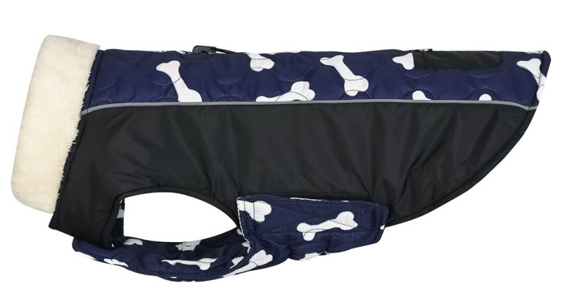 Pocket new pet clothes autumn and winter dog clothes vest cotton coat double sided wearable dog clothes coat clothing_voghion.com