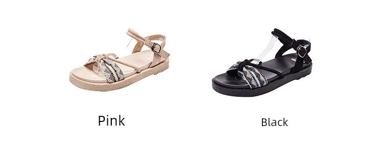 One Strap Wanwan Lei Style Ins Trendy Dress Flats_voghion.com