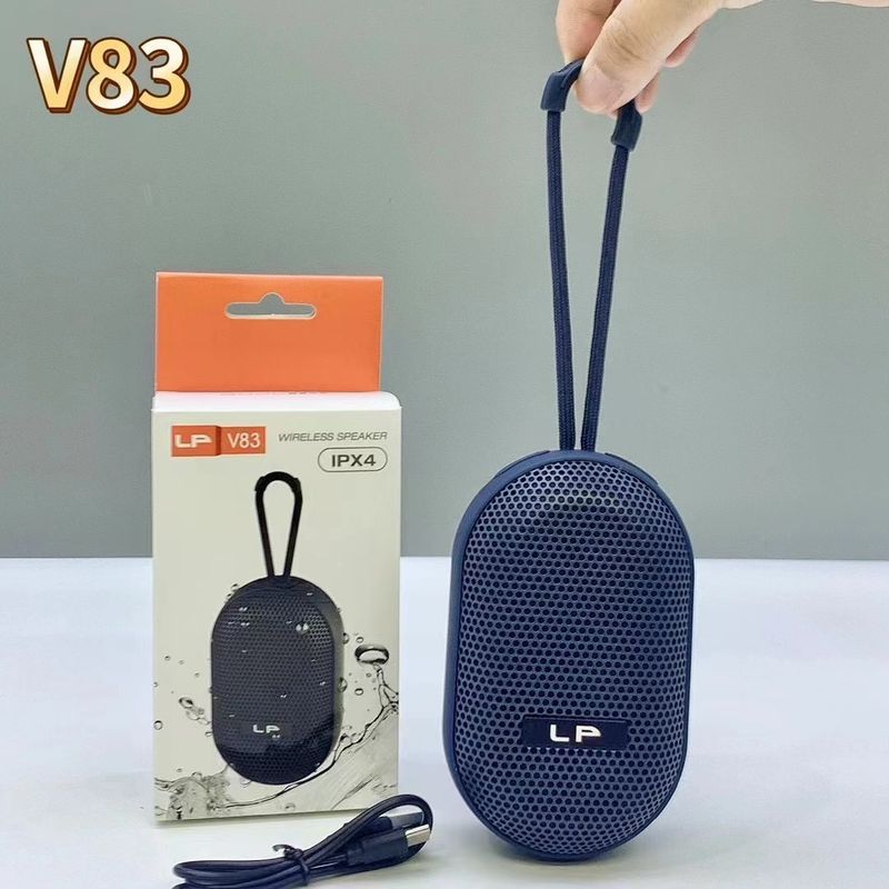 Nuevo subwoofer inalámbrico Bluetooth LP-V83 para exteriores, altavoz portátil impermeable con inserción de tarjeta mini, regalo_voghion.com