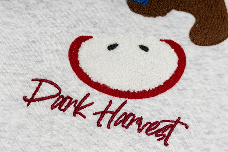2025 New American Style Trendy Brand Puppy Towel Embroidered Hooded Sweatshirt Unisex Couple Versatile Jacket_voghion.com