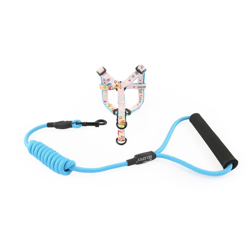 Nuevo y colorido arnés de pecho ajustable para perros pequeños y medianos._voghion.com