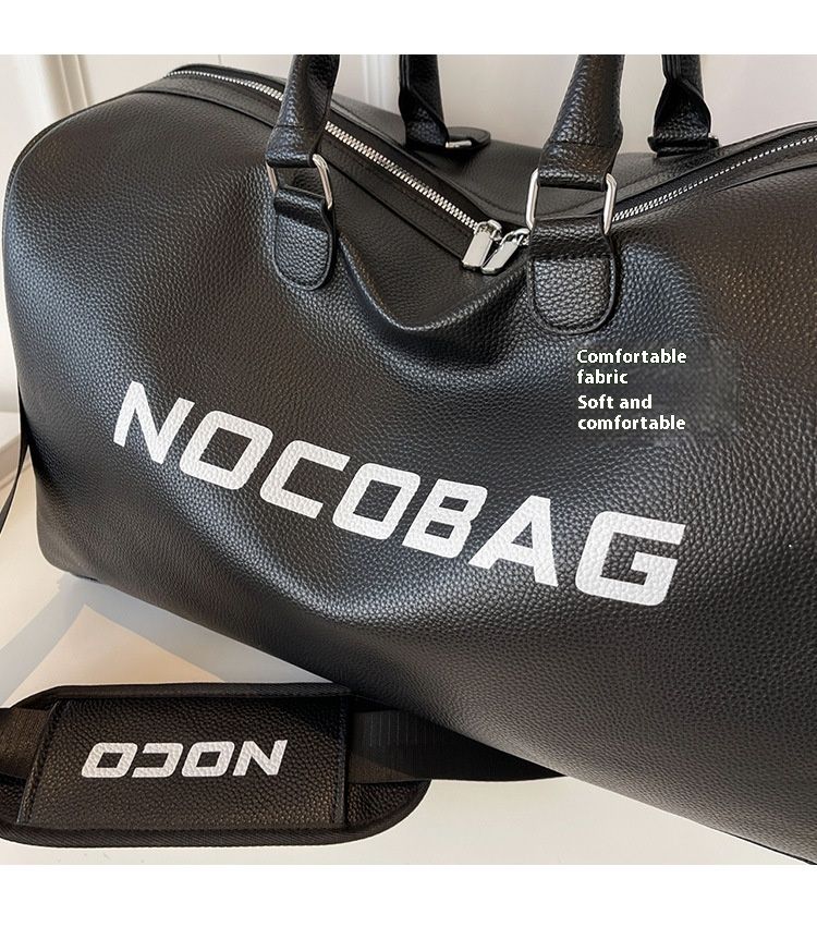 Kostengünstige Leder-Fitness-Frauen-koreanische Cross-Body-Sport-Minimalist-Briefgepäck-Reisetasche mit großer Kapazität_voghion.com