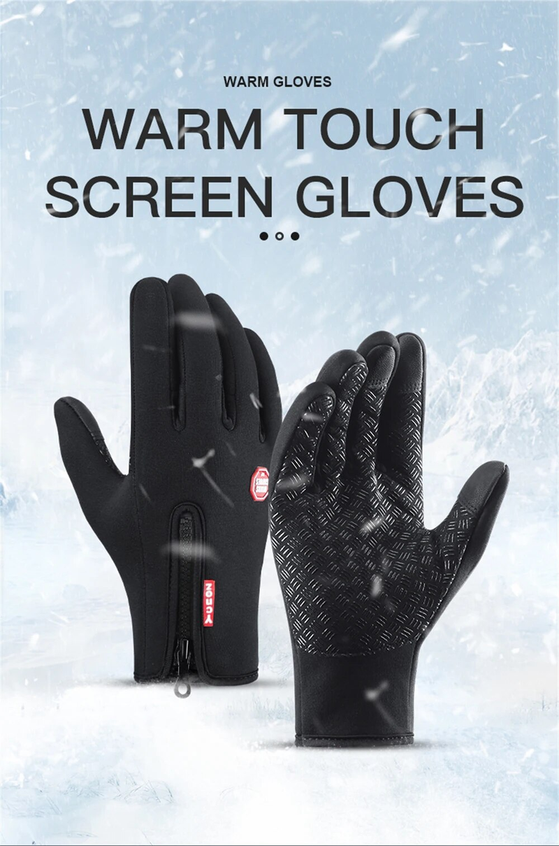 Nouveau Hivers hommes femmes toucher froid imperméable moto Cycles mâle Sports de plein air Plus Veet chaud course Ski_voghion.com