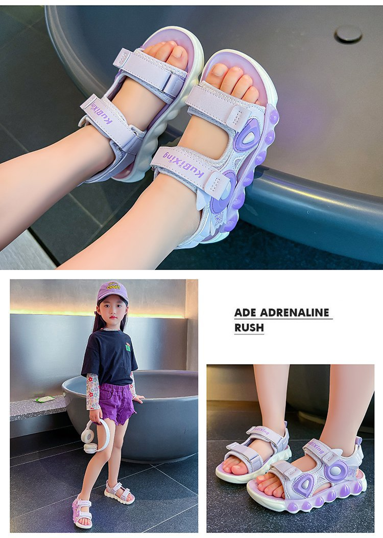 Mädchen 2024 Sommer Neue Kinder Strand Weiche Sohle Jungen Sport Student Sandalen_voghion.com