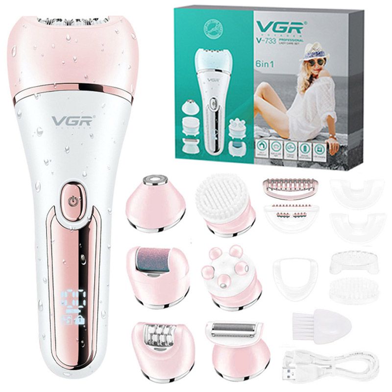Original vgr elektrische Frauen Epilierer weibliche Rasierer Bein Körper Haaren tfernung Lippen Kinn Enthaarung sdame Bikini Trimmer Gesichts haar re_voghion.com