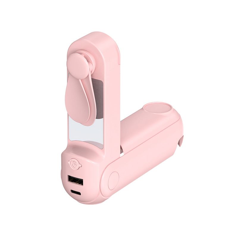 Draagbare, opvouwbare, draagbare, mini-USB-ventilator voor studentenhuisvesting, kleine, oplaadbare en ultrastille ventilator_voghion.com