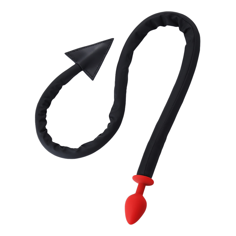 Whip Advanced Sex Toys Tools Alternative Black Devil Tail Voksne Produkter Silikon Rød Analplugg_voghion.com