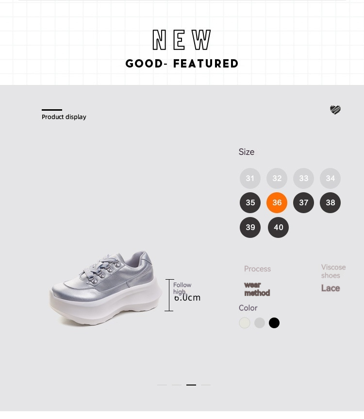 Lisa's Same Old Dad-suela gruesa de piel de vaca para mujer, suela de esponja deportiva, altura pequeña, sho, ligero e informal_voghion.com