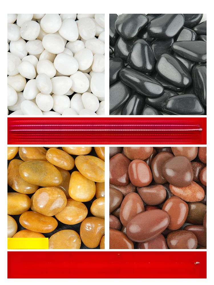 Pebbles Rain Raw Fish Tank Flower Pot Natural Small Stones Courtyard Decoration Gardening Multicolored Stone Paving_voghion.com