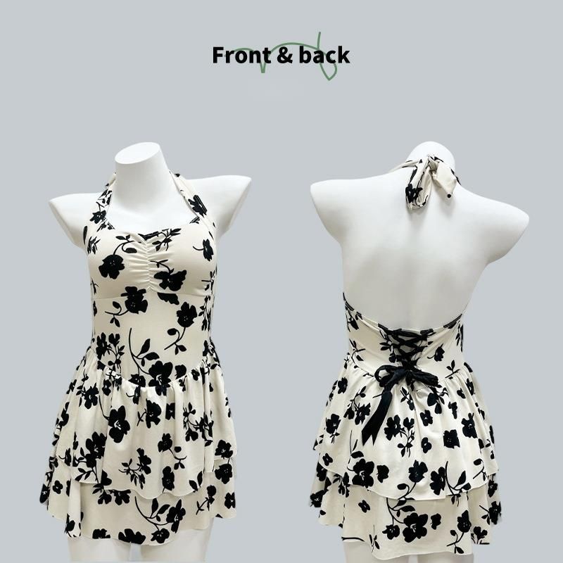 Costume da bagno intero da donna di alta qualità Pure Desire INS Style Poppy con spalline e vita alta, ideale per le vacanze primaverili_voghion.com