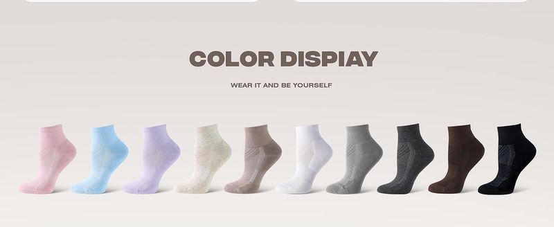 CS CELERSPORT 6 Pairs Women's Running Ankle Socks Athletic Sport Socks Cushioned_voghion.com
