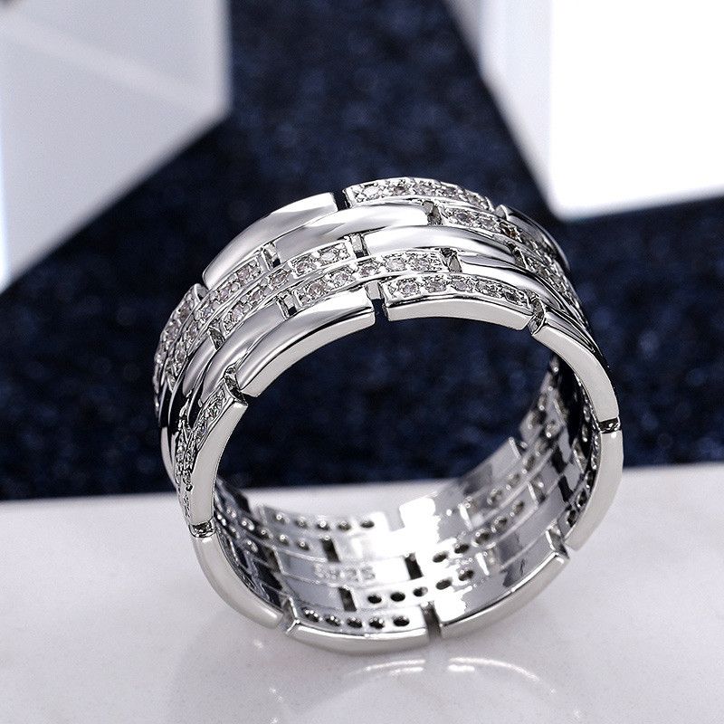 2025 Mode Stijl Zilveren kristallen ring_voghion.com