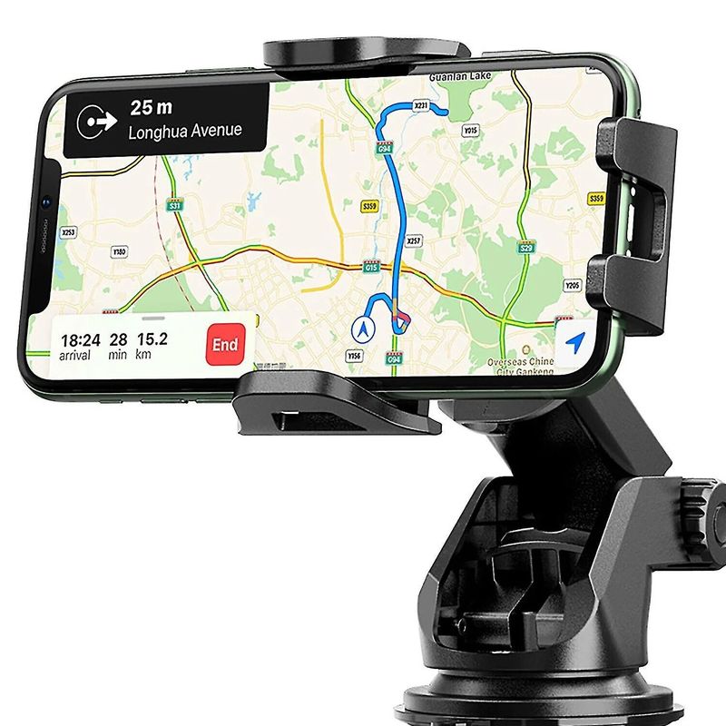 Universal Car Mobile Phone Holder 360° Windscreen Dashboard GPS Stand Cradle UK_voghion.com
