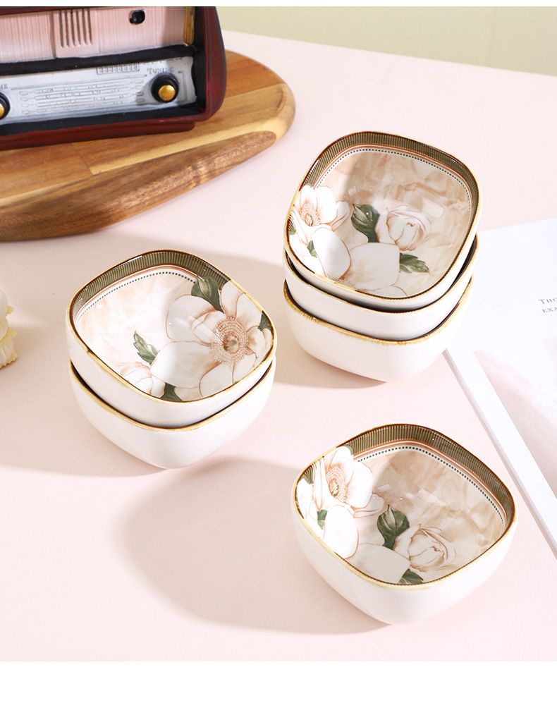 Ceramic Dipping Bowls Set Of 4 Mini Condiment Dishes 2.5 Inch Microwave Safe For Soy Sauce Sushi Dumplings Hot Pot Vintage Style_voghion.com