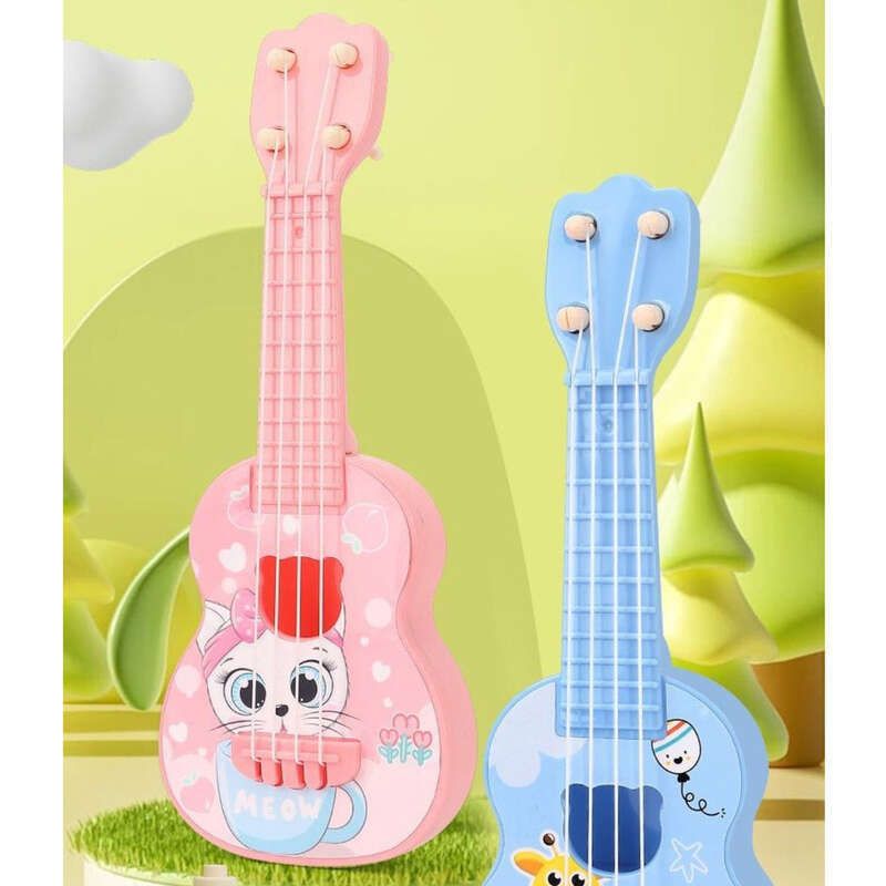 【15 000 cilvēku kolekcija】 Bērnu mūzikas instrumentu rotaļlietas un iesācējiem, lai sāktu spēlēt, maza izmēra simulācijas ukulele_voghion.com