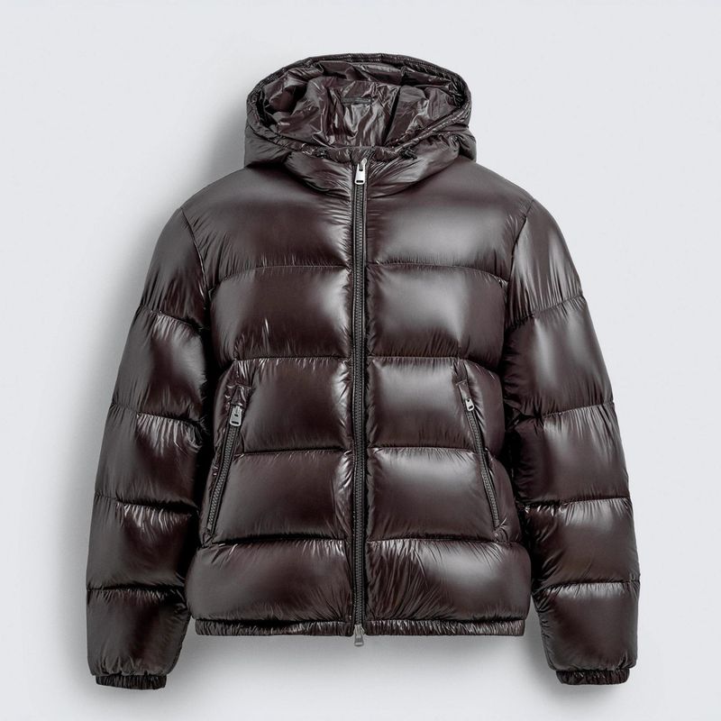 Giacca da uomo con cappuccio, cerniera e tasche - Cappotto casual invernale imbottito in cotone (nero, marrone, rosso, blu, verde oliva)_voghion.com