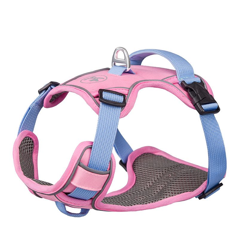 Coleira anti-explosão para animais de estimação, estilo colete, coleira refletiva e à prova d'água para cães pequenos e médios_voghion.com