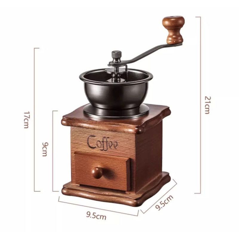 Small Home Brew Set Equipment Coffee Bean Manual Hand Crank Grinder_voghion.com