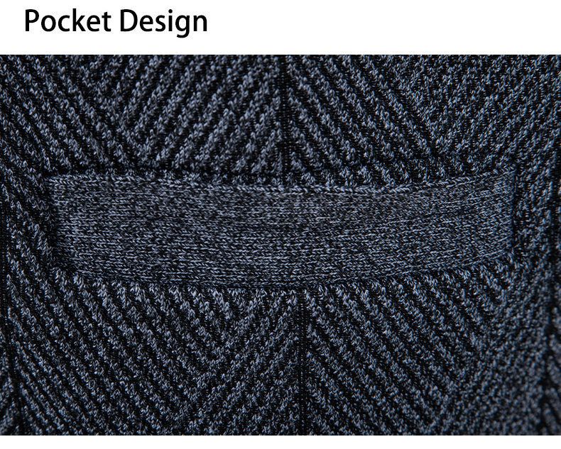 Herrenbekleidung – Fleecegefütterter Strickjackenpullover, warmer Winterpullover mit V-Ausschnitt für lässige und stylische Outfits (erhältlich in 5 klassischen Farben und 4 Größen)_voghion.com