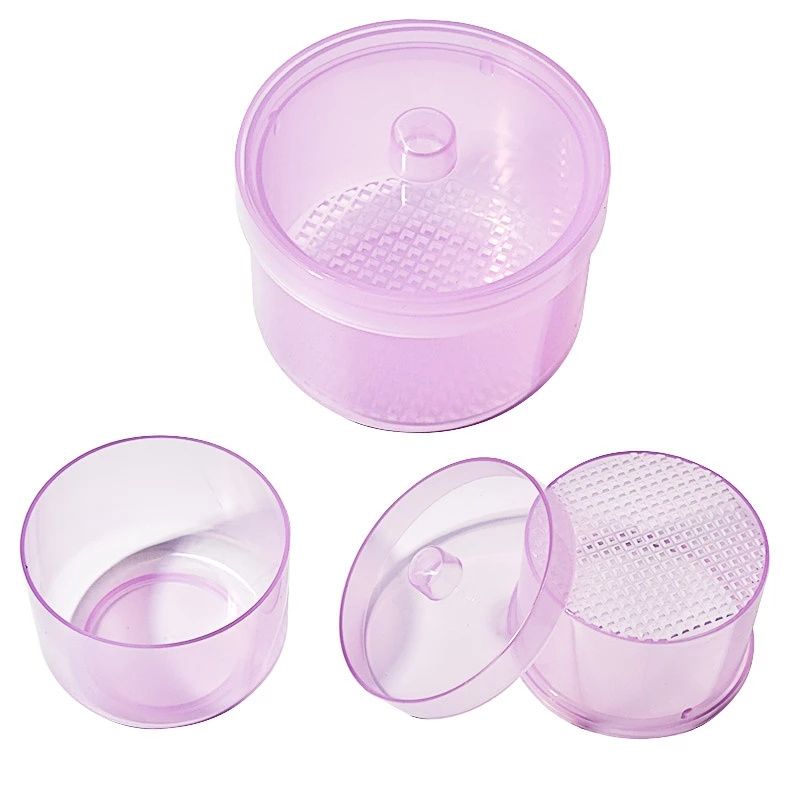 Nail Art Drill Bits Grinding Head Sterilizer Disinfection Box Nail Tool Cleaning Box Manicure Storage Case Clipper Accessories_voghion.com