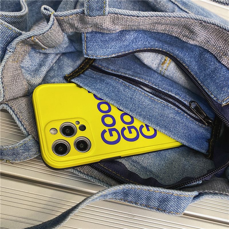 Borsa a mano in denim, tracolla, trendy, da donna, piccola, quadrata, stile campus, casual_voghion.com