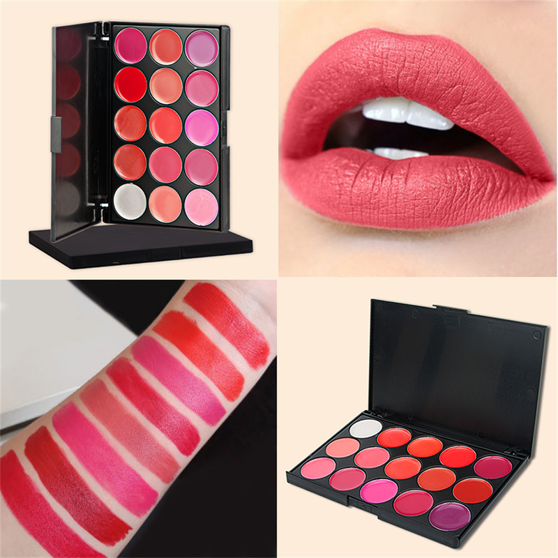 Colors 66 Beauty Make Up Lipsticks Lip Gloss Moisturizer Shimmer Lipstick Palette Maquiagem Moisturizer Lip Gloss stick_voghion.com