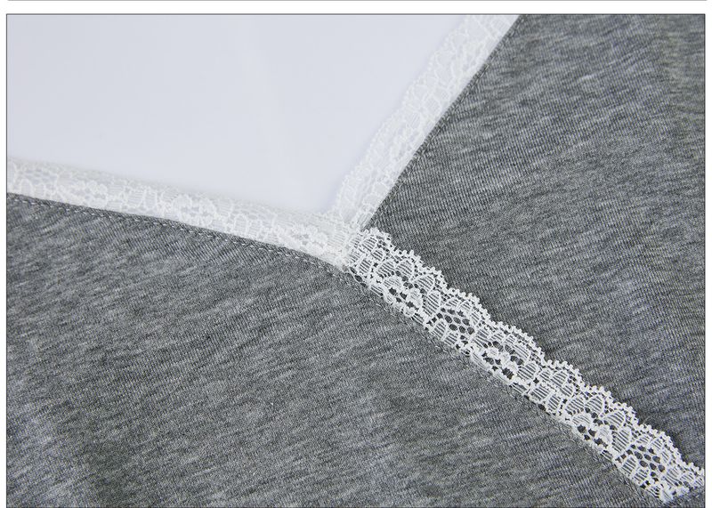 #Lyocell Zhen Quality # Canotta estiva da donna in pizzo con scollo a V e spalline sottili, vita alta, sexy, interno/esterno_voghion.com