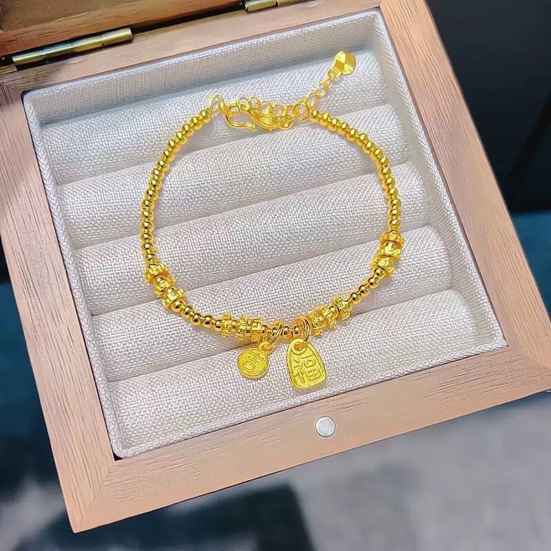 Langjähriges Shajinji Fu Markentransferring-Perlenarmband für Damen 2024 Neues Perlenarmband im chinesischen Stil der Nationalflut_voghion.com