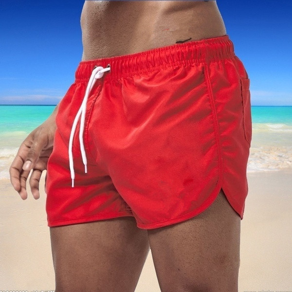 New Summer Fitness Pants for Men's Comfortable Breathable Solid Color Running, Leisure Sports and Training Shorts_voghion.com