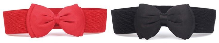 Breiter elastischer Damenbund mit Schleifendekoration für Daunenjacke, modisches Gürtel-Accessoire_voghion.com