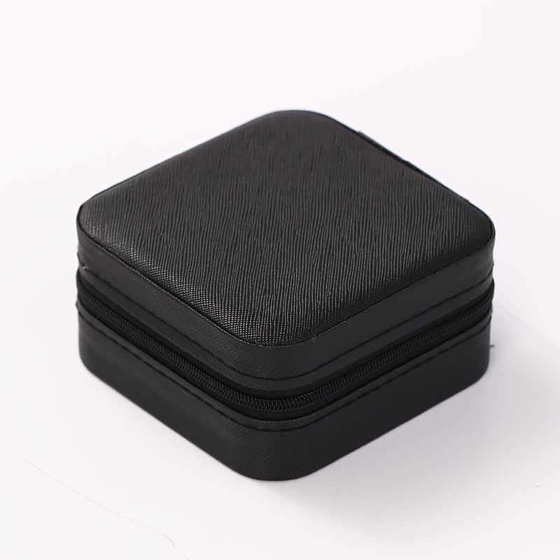 1 Stück Tragbare Schmuckaufbewahrungsbox, Reiseetui für Ohrringe, Halsketten und Ringe, Einfache Schmuck-Organizer-Box_voghion.com