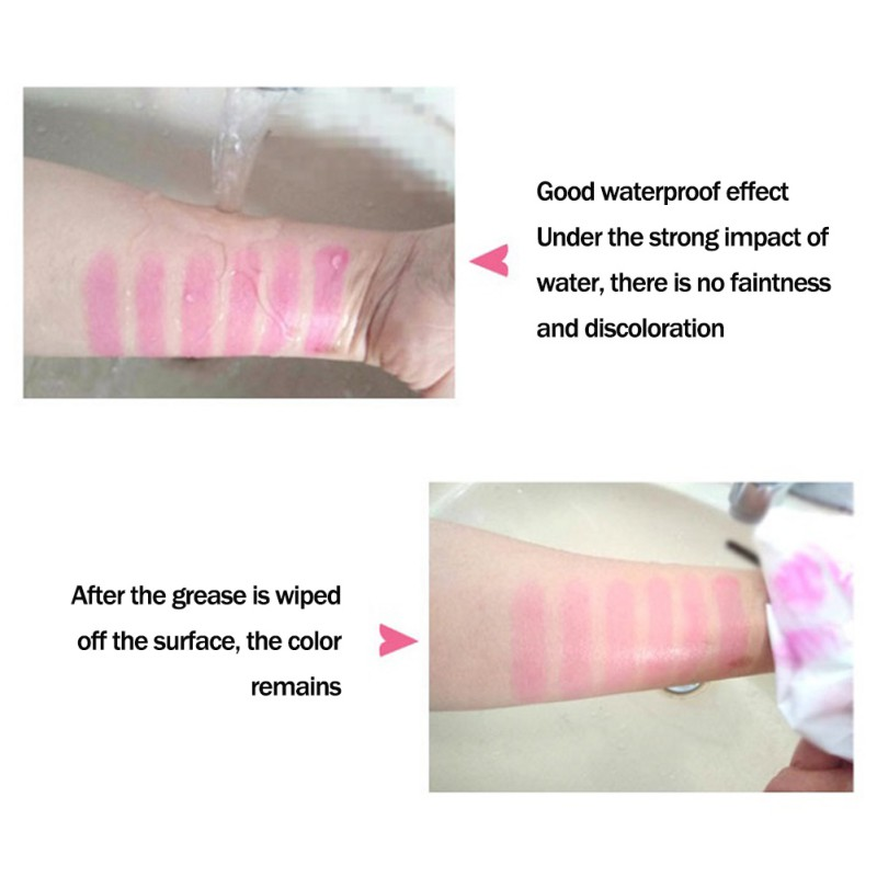 6 τεμ./Κουτί Crystal Clear Flower Jelly Lip Balm Kits Σετ θερμοκρασίας που αλλάζει χρώμα κραγιόν ενυδατικό Βιταμίνη Ε Ομορφιά Υγεία_voghion.com