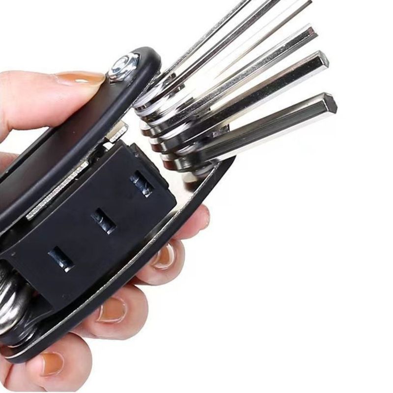 New German Multifunctional Folding Screwdriver Set Wrench Household Universal Key Combination Hex Tool_voghion.com