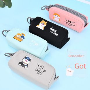 Scatola portapenne creativa in stile coreano con sfumatura, carina, in peluche, ottagono, astuccio per matite, a forma di cuore per ragazze, semplice borsa portaoggetti per studenti_voghion.com